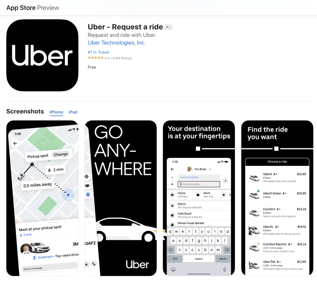 uber appstore